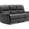Driezits Relaxbank Canby - Kunstleer - Zwart-Vente-unique Best
