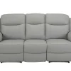 Driezits Relaxbank Evasion Van Leer - Licht Grijs-Vente-unique Hot