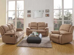 Driezits Relaxbank Microvezel Hernani - Zwart-Vente-unique Online