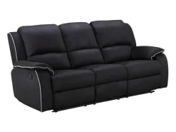 Driezits Relaxbank Microvezel Hernani - Zwart-Vente-unique Online