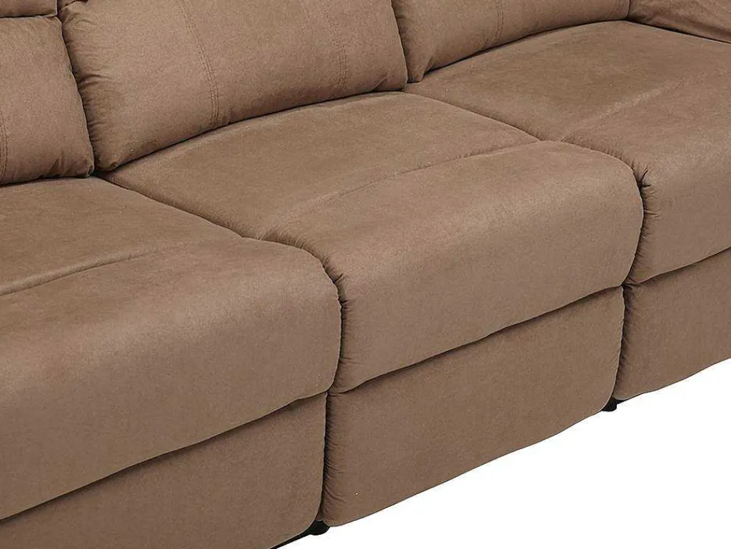 Driezits Relaxbank Microvezel Hernani - Taupe-Vente-unique Hot