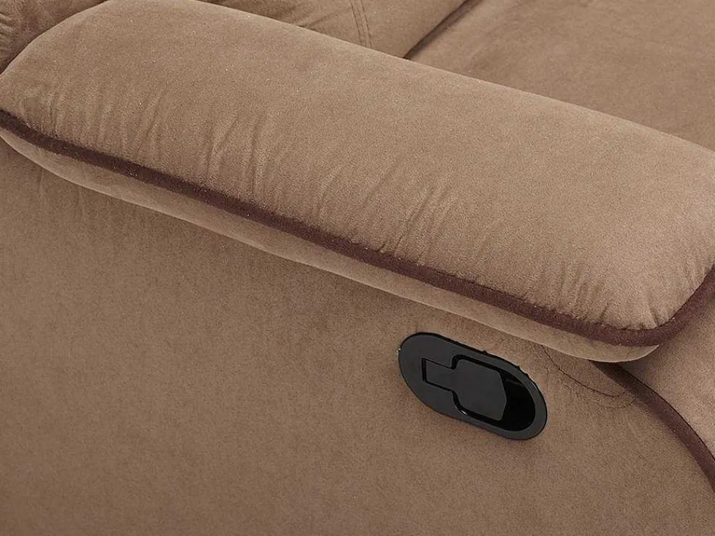 Driezits Relaxbank Microvezel Hernani - Taupe-Vente-unique Hot