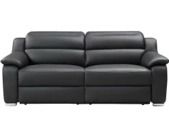 Driezits Relaxbank Van Leer Arena Ii - Zwart - Elektrisch-Vente-unique New