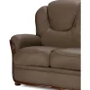 Driezitsbank 100% Buffelleer Adelaide - Zwart-Vente-unique New