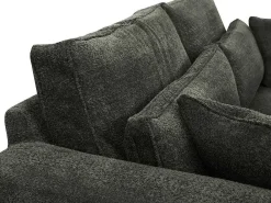 Driezitsbank In Grijze Teddy Stof - Mondovi-Vente-unique Online
