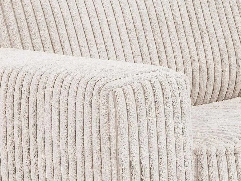 Driezitsbank Van Beige Ribfluweel Tessio Van Maison Cephy-Maison Céphy Hot