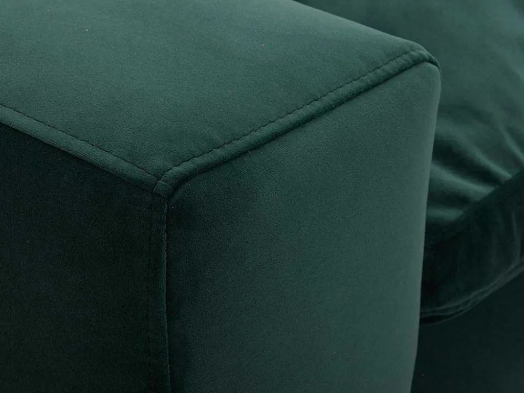 Driezitsbank Van Smaragdgroen Velours Amaury-Vente-unique Discount
