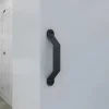 Dubbele Schuifdeur - 2 X H205 X L83 Cm - Mdf + Wit Pvc - Varin-Vente-unique Clearance