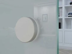 Dubbelwandige Schuifdeur - H205 X L166Cm - Gehard Glas - Astana-Vente-unique Discount