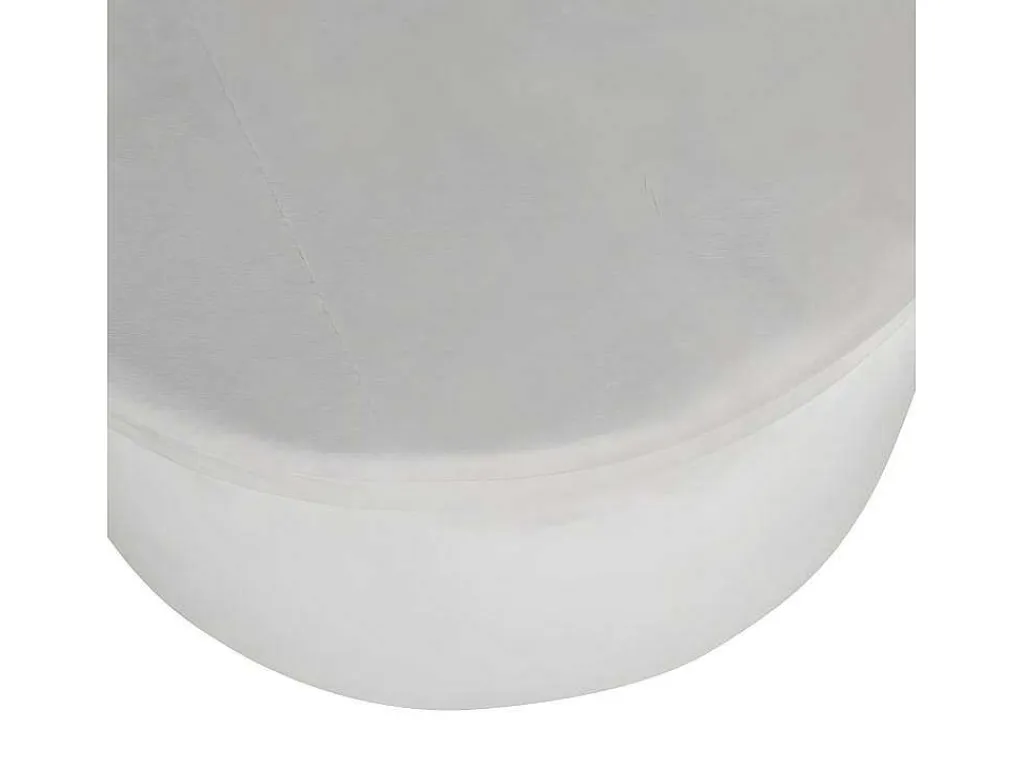 Dunken Poef, Hocker Met Opbergruimte O51Cm Velours Beige.-Venture Home Clearance