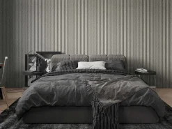 3D-Wandpaneel - 3,71 M - Grijs - Set Van 8 - Tatiana-Vente-unique Sale