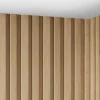 3D-Wandpaneel - 2,83 M - Natuurlijke Houtkleur - Set Van 8 - Flint-Vente-unique Outlet