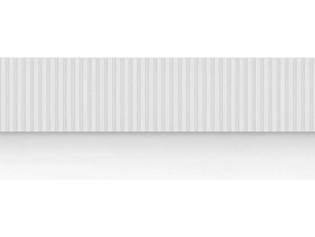 3D-Wandpaneel - 3,71 M - Wit - Set Van 8 - Tatiana-Vente-unique Discount