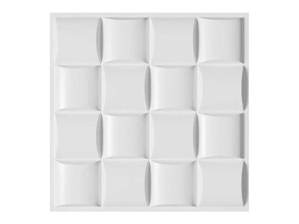 3D-Wandpaneel Om Te Beschilderen - Set Van 3M - Set Van 12 Stuks - Corby-Vente-unique Discount