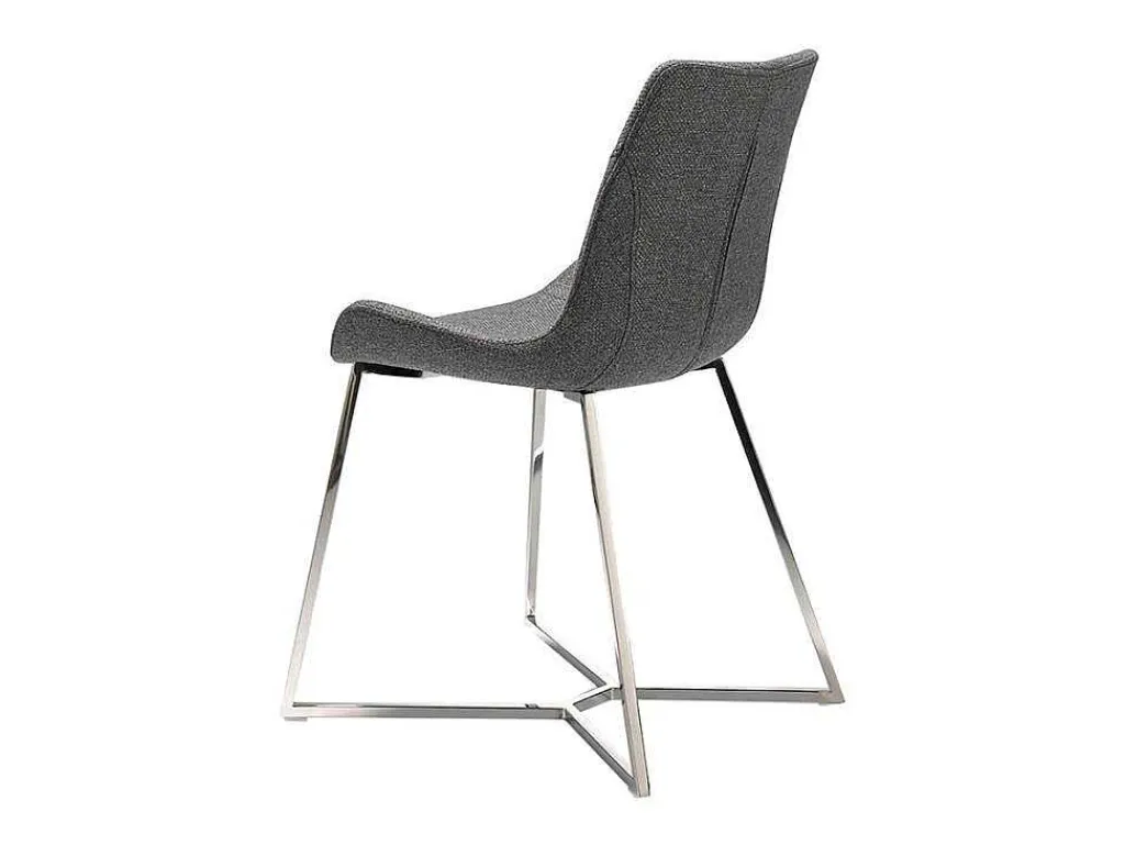 Eetkamerstoel Bekleed Met Grijze Stof 4009-Angel Cerda Hot