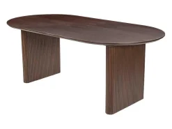 Eettafel 8 Plaatsen Van Mangohout - Naturel - Nevili-Vente-unique