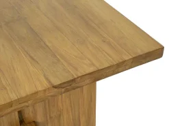 Eettafel 8 Plaatsen Van Teakhout - Kleur: Naturel - Lenida-Vente-unique Online