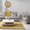 Eigentijdse Wandklok Bossifa - D. 40 Cm - Natuurlijke Kleur-OZAIA