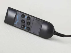 Elektrisch Bed Bedbodem En Matras Met Latex Instap En Antracieten Stof Uranus Van - 2X80X200 Cm-DREAMEA Outlet