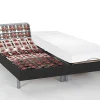 Elektrisch Bed Bedbodem En Matras Latex-Instap Cassiopee Iii Van - Zwart - Motoren Okin - 2X80X200 Cm-DREAMEA