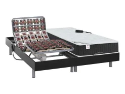 Elektrisch Relaxbed Met Pocketveren En Vormgeheugenmatras Phanes Van - Okin Motoren - Zwart 2 X 90 X 200 Cm-DREAMEA Clearance