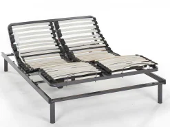 Elektrische Bed - Bedbodem En Matras - Met Vormgeheugen Jimbaran Ii Van - Motor Okin - 140 X 200 Cm-DREAMEA