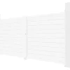 Elektrische Draaipoort Van Aluminium L397 X H181 Cm Wit - Nazario-EXPERTLAND Online