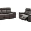 Elektrische Drie- & Tweezits Relaxbank Van Leer Isiris - Bruin-Vente-unique Outlet