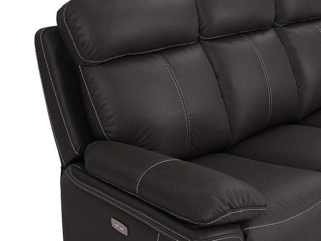Elektrische Driezits Relaxbank Van Leer Isiris - Bruin-Vente-unique Hot