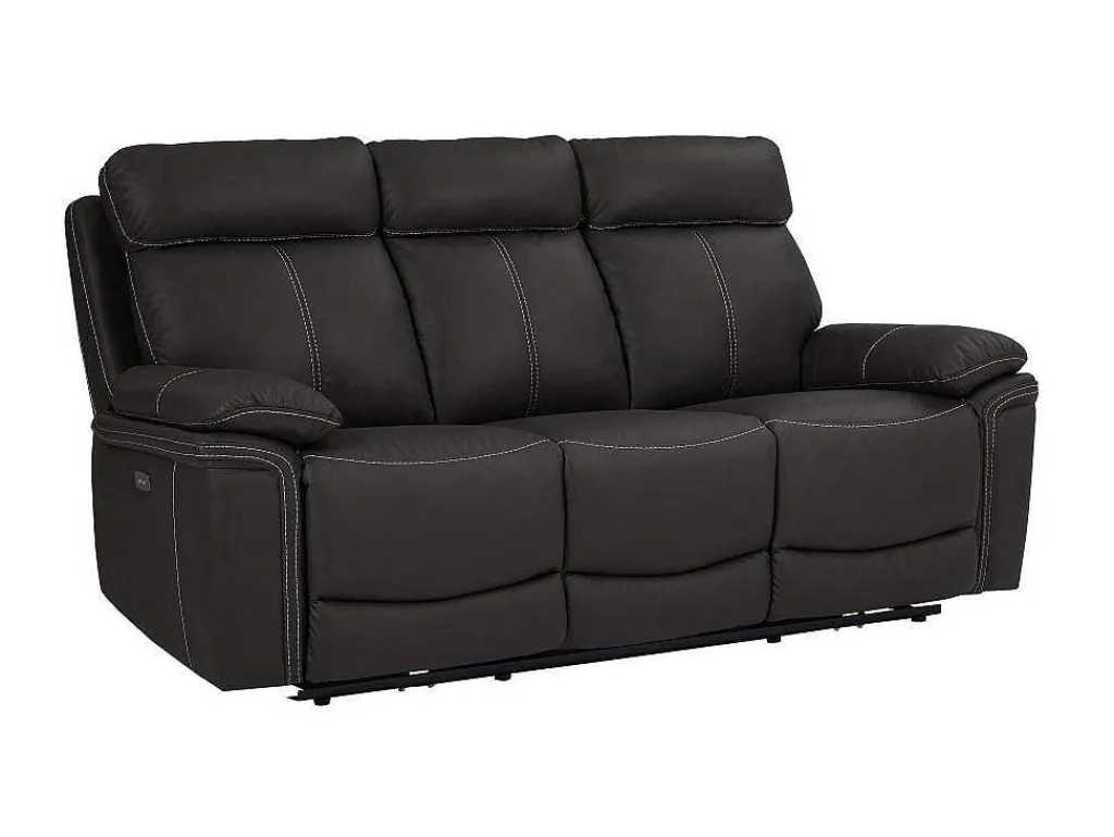 Elektrische Driezits Relaxbank Van Leer Isiris - Bruin-Vente-unique Hot