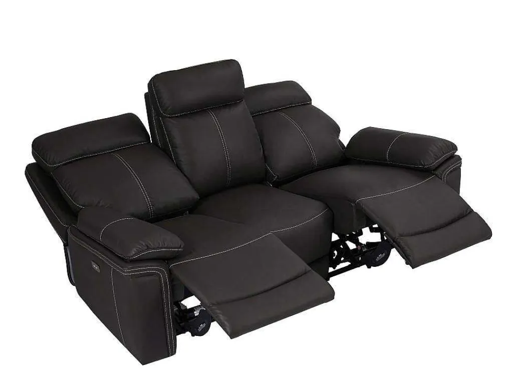 Elektrische Driezits Relaxbank Van Leer Isiris - Bruin-Vente-unique Hot
