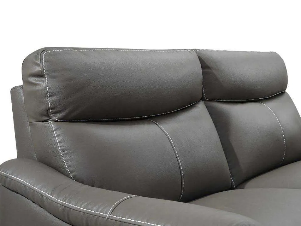 Elektrische Driezits Relaxbank Van Leer Metronomya - Taupe-Vente-unique Clearance