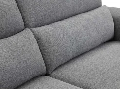 Elektrische Driezits Relaxbank Macari - Stof - Grijs-Vente-unique Hot
