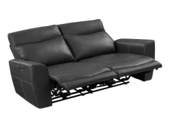 Elektrische Relax-Driezitsbank Van Antracietgrijs Vaarsleer Damon-Vente-unique Clearance