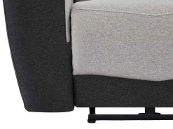 Elektrische Relaxfauteuil Van Grijze En Antracietkleurige Stof Damon-Vente-unique Online