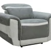 Elektrische Relaxfauteuil In Donkergrijze Stof Orietto-Vente-unique Hot