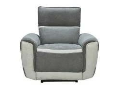 Elektrische Relaxfauteuil In Donkergrijze Stof Orietto-Vente-unique Hot