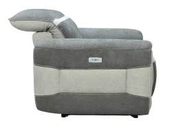 Elektrische Relaxfauteuil In Donkergrijze Stof Orietto-Vente-unique Hot