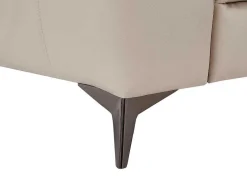 Elektrische Relaxhoekbank Met Rechtse Hoek Cremewit Leder Forlo-Vente-unique