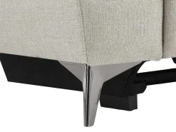Elektrische Relax-Zitbank Met 3 Plaatsen In Beige Stof Macari-Vente-unique Outlet