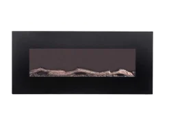 Elektrische Sfeerhaard Lalita - L110 X D14 X H49 Cm - Zwart-FLAMATECH Online
