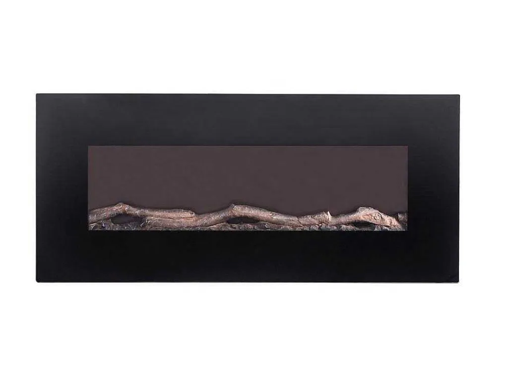 Elektrische Sfeerhaard Lalita - L110 X D14 X H49 Cm - Zwart-FLAMATECH Online