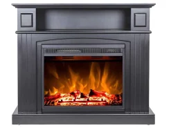 Elektrische Sfeerhaard Lopevi - L99 X D25 X H82,5 Cm - Zwart-FLAMATECH Best