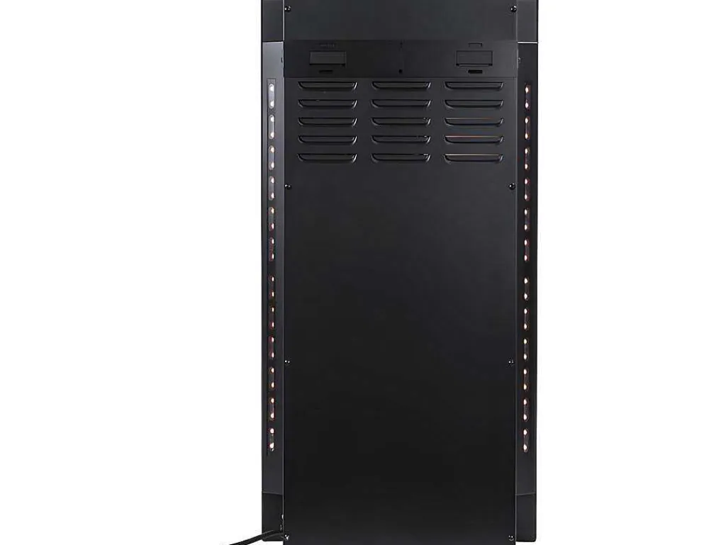 Elektrische Sfeerhaard Vulcano - L41 X D13 X H81 Cm - Zwart-FLAMATECH Discount