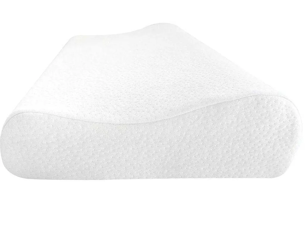Ergonomisch Hoofdkussen Met Vormgeheugen 50 X 30 Cm Sleepy Van - Wit-DREAMEA New
