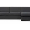 Express Hoekbedbank Flavien - Omkeerbare Hoek - Van Stof - Antraciet-Vente-unique Outlet