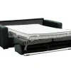 Express-Vierzitsslaapbank Van Groen Ribfluweel - Bed Met Brede Latten 160 Cm - Matras 18 Cm - Mondovi-Vente-unique Sale
