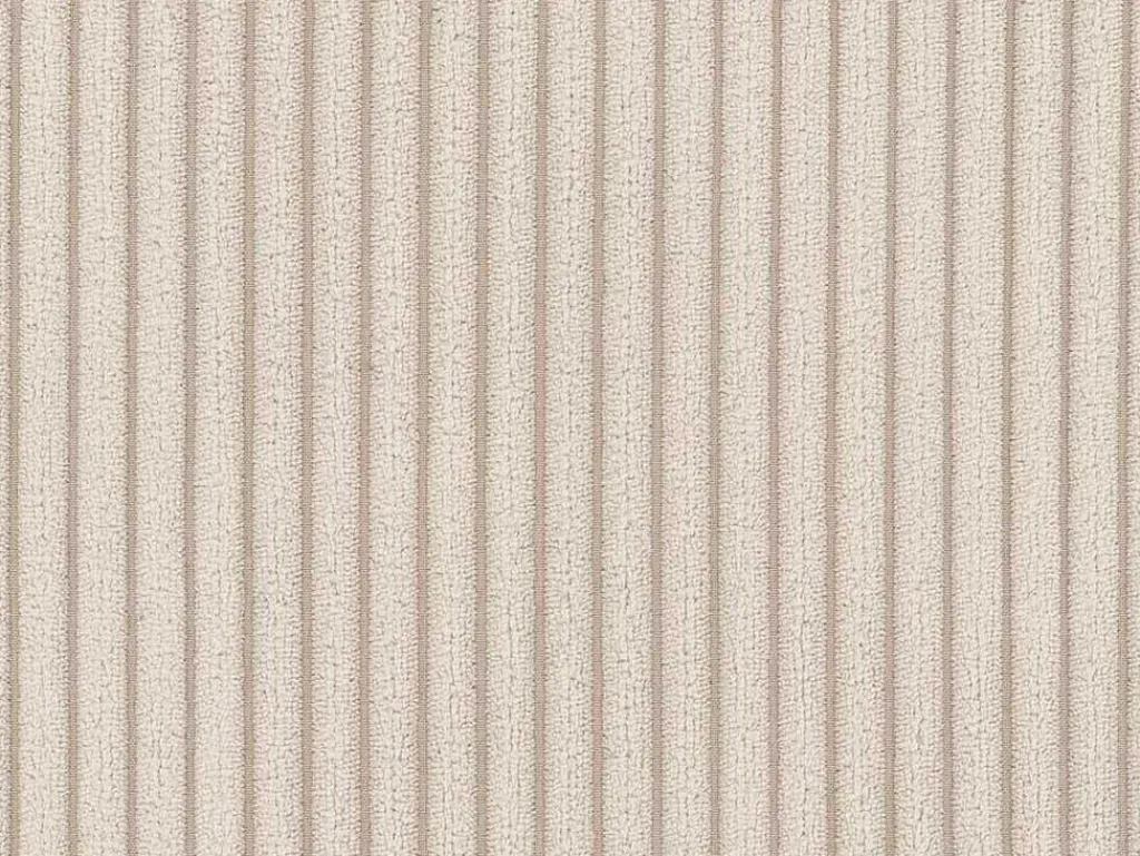 Express-Vierzitsslaapbank Van Beige Ribfluweel - Bed Met Brede Latten 160 Cm - Matras 18 Cm - Bevis-Vente-unique Outlet