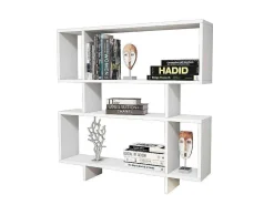 Fabiola Boekenkast, Wit, 100X22X111 Cm,-EPIKASA Sale