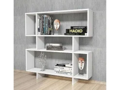 Fabiola Boekenkast, Wit, 100X22X111 Cm,-EPIKASA Sale